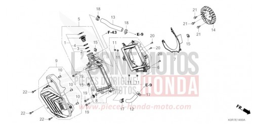RADIATEUR SH125ADL de 2020